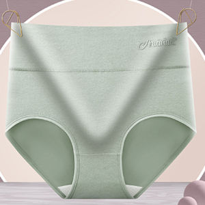 DACHAO Womens High Waist Panties Antibacterial Inner 100% Cotton Panties Butt Lift Lingerie Plus Size Panties