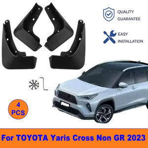 4Pcs Mud Flaps For TOYOTA Yaris Cross Non GR 2023 - Splash Guards Front & Rear Wheel Fender Mudguards Car Exterior Protection