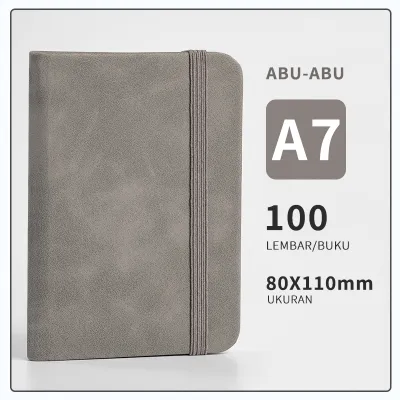 Notebook A7 / bukuA7/ Buku Tulis / Buku Catatan MIni Kecil Pocket 100 lembar - Qiqi Treasure