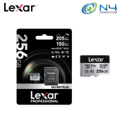 Lexar Professional SILVER PLUS microSDXC UHS-I Card 64GB/128GB/256GB/512GB/1TB up to 205MB/s read up to 100MB/s write