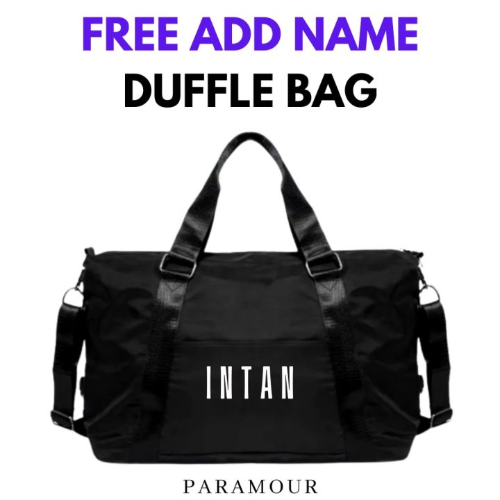 Duffle bag custom logo hotsell