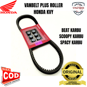 ASLI ORIGINAL VANBELT PLUS ROLLER HONDA AHM KVY BEAT KARBU SCOOPY KARBU SPACY KARBU