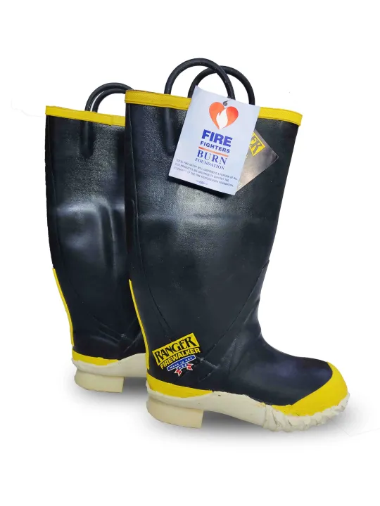 Ranger Firewalker Fireman Boots Steel Toe Boots Hpneywell Flame Retardant,  Heat Insulated, Waterproof, Rubber Fire Boots Fire Fighting Equipment