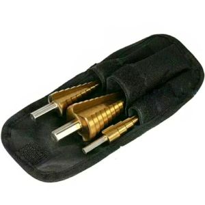 Mata Bor 3 PCS STEP DRILL dril mata bor Pagoda besi kerucut Cone drill hole saw multi TERMURAH