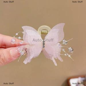 [COD] Auto Stuff กิ๊บติดผมผีเสื้อผ้าบางเนื้อละเอียดสำหรับผู้หญิงกิ๊บติดผมสีสันสดใสกิ๊บติดผมด้านข้างน่ารักน่ารักแสนหวานอุปกรณ์เสริมผม