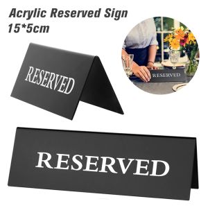 Reserved Sign Acrylic RESERVED Table Board Hotel Restaurant Reserved Table Signs Reminder Sign