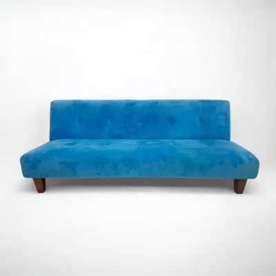 Sofa Bed Minimalis / Sofa Bed Ruang Tamu / Tipe Pudan Yelvo Abu Tua