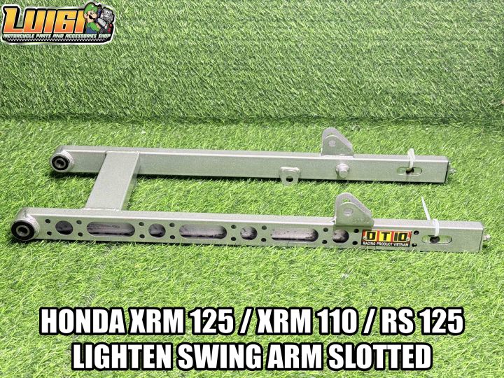 DT10 HONDA XRM 125 / XRM 110 / RS 125 LIGHTEN SWING ARM SLOTTED 100% ...