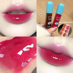 FAYANZI กระจกลิปกลอสมันวาวแสงน้ำลิปแลคเกอร์ไม่มีรอยเปื้อนบนถ้วยแก้วลิปกลอสลิปขาว