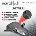 HONDA CLICK 160 / VARIO 160 FRONT PANEL COVER C-2304 GARNISH WITH PLATE HOLDER CARBON 1PC. 