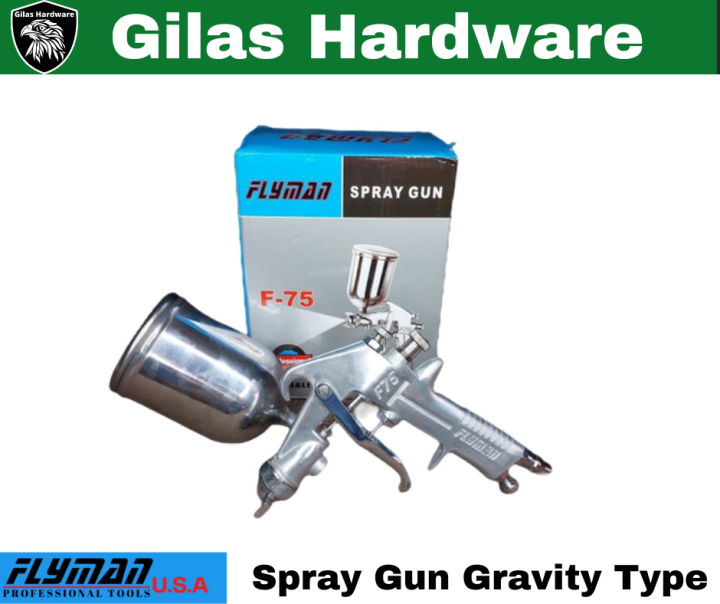 Spray Gun Gravity Type F75 Pneumatic