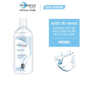 [Tặng sữa tắm 250g] Nước tẩy trang ẩm mượt mịn màng Bio-Essence BioWater Micellar 400ml + tặng kèm chai Sữa tắm Enchanteur naturelle 250g (mùi ngẫu nhiên)
