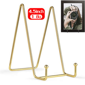 ชั้นวางผลงาน ทำจากวัสดุโลหะชั้นดี ชั้นวางรูป ขาตั้งโชว์  ป้องกันสนิม พกพาง่าย ใช้ง่าย แข็งแรง ทนทาน มี 2 สีให้เลือก ดำ ทอง มีเก็บปลายทาง