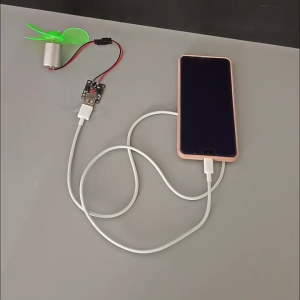 Máy phát điện gió cầm tay đặt động cơ tuabin gió nhỏ Tua Bin Gió nhỏ khoa học giáo cụ Dễ sử dụng