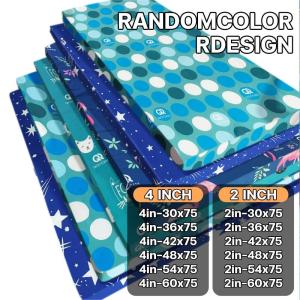 【VIDKHSY Store】2"/4" Thick Foldable Foam Mattress with Cover | Single/Double/Queen/King/Family Size，Soft & Firm Support Anti-Dust Mite-Breathable Zipper Cover | for Home & Travel (Random Color/Design)