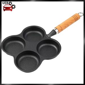 [Ueb Wholesale Mall] 4-Hole Breakfast Burger Egg Pancake Maker Non Stick Egg Frying Pan Hamburg Bread Breakfast Maker for Gas Stove Induction Cooker