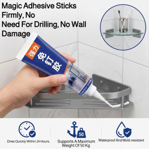 No Drill Adhesive Waterproof Strong Heavy Duty Instant Dry Glue Wall Mount Multipurpose Home Repair DIY Supplies