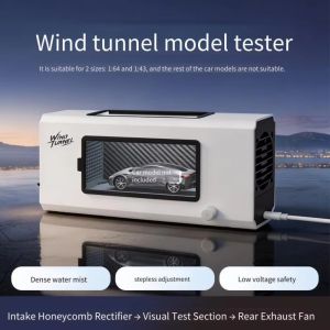 TEWUB Clear Flow Path Wind Tunnel Simulator Scientific Experimentation Dynamic Display Wind Tunnel Model Miniature Mechanics Wind Tunnel Decoration