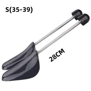 1 Pair Practical Plastic Adjustable Length Black Women Men 2-Way Shoes Stretcher Tree Shaper Shoe Stretcher Holder
