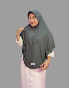 Jilbab ghufroni instan terbaru bahan jersey premium dewasa adem 2024 hijab bergo Aileen jersy pet tebal menutup dada kerudung syari viral tiktok Ekslusif hard box