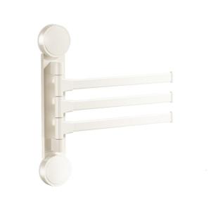 Tiết kiệm không gian hiệu quả Xoay Giá để khăn với cường độ cao hút di động cho phòng tắm và nhà bếp Nguồn cung cấp