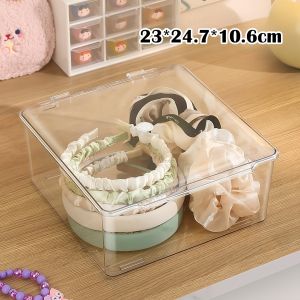 [SG]9 Slot Acrylic Hair Clip Storage with Dustproof Cover Hair Pin Jewelry Organizer