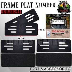 FRAMELESS PLAT NOMOR NOPOL TANPA BINGKAI SET 2PCS SEPASANG DEPAN BELAKANG DENGAN BAUT FRAME LESS PLATE TEMPEL FRAMELESSPLATE MOTOR DUDUKAN PLAT CLEAN LOOK PORTABLE VARIASI CUSTOM UNIVERAL MOTOR BEAT VARIO FAZZIO FILANO FINO PCX NMAX NINJA MIO CBR RX KING