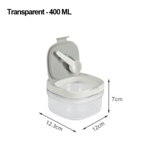 Kitchen Canisters กระปุกใส่นมผง กล่องสูญญากาศ 400/800/1300/1800/2200ML กล่องเก็บอาหาร เก็บอาหารแห้ง กล่องอเนกประสงค์