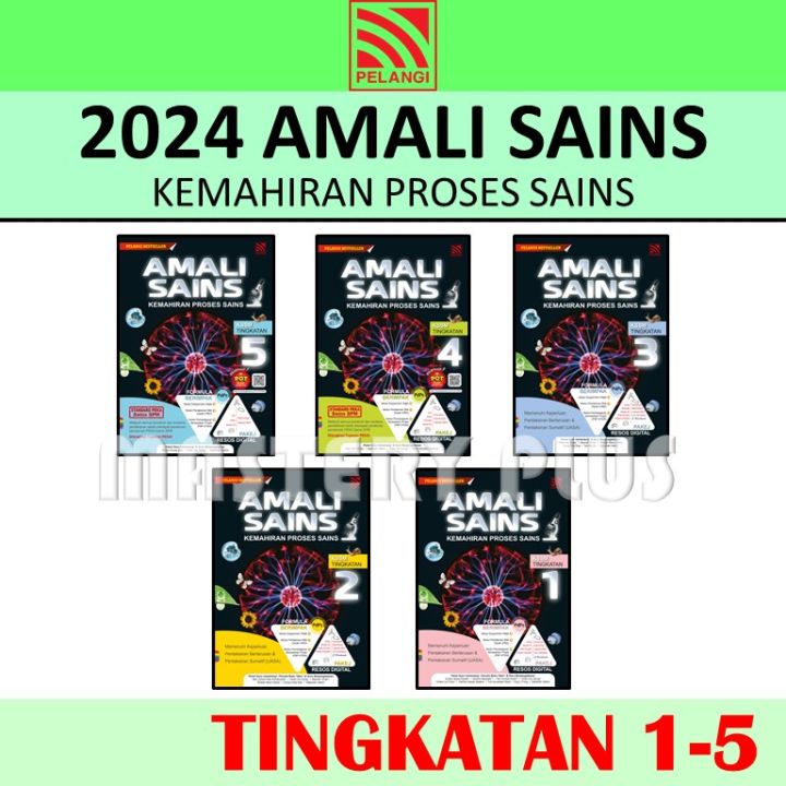 Amali Sains Tingkatan 1 2 3 4 5 Kemahiran Proses Sains Dwibahasa 2024 Kssm Uasa Spm 