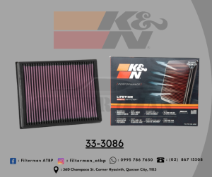 K&N AIR FILTER 33-3086 (15-20 EVEREST RANGER15-22 RANGER RAPTOR)