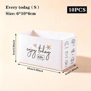 Sandwich Holder Box Toast Bread Packaging Container for Burger Egg Drop Takeout Food Box Matibay PH