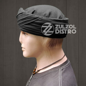 Peci Sorban Imamah Tanpa Tali Permanen Full Kain Lentur - Model Sorban Terbaru Turban Muslim Cap