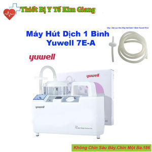 Máy Hút Dịch 1 Bình Yuwell 7E-A Tặng Kèm Đầu Hút Mũi Nhựa
