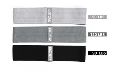 【SHIP IN 12 HOURS 】SG Ready Stock Booty 3 Resistance Bands 150lbs120lbs90lbs for Legs and Butt Set Exercise Bands Fitness Bands - Video Workout Resistance Loops Hip Thigh Glute Bands Non Slip Fabric Elastic Strength Squat Band Beginner-Professional