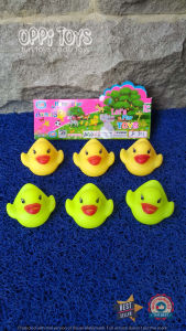 Mainan Karet Bebek Encit 6 Pcs - Mainan Bebek Karet - Mainan Vinil Bebek Karet Isi 6 Pcs - Rubber Duck Set