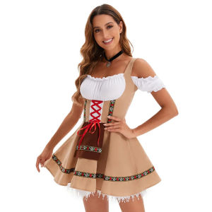 German Beer Festivals Costumes Cosplay Maid Dress for Women Girls Oktoberfest Carnival Halloween Fancy Party Costume