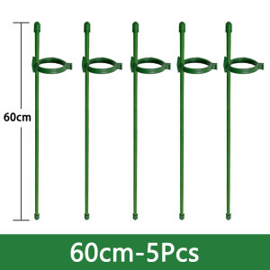 Gbest Snap On Plant Support stand Kit garden stick Fiberglass Adjustable Flower Pole plants frame 30-90cm with Protective Caps Orchid Phalaenopsis Rose Bracket holder Multi Size Corrosion Resistant Bend Proof 植物支撑杆