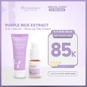 HWASAMEE - Serum + Day Cream Tone Up Cream - Untuk Mengatasi Kulit Kusam Dan Kering 20 g