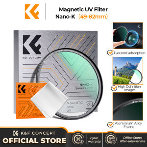 K&F CONCEPT NANO-K Magnetic UV Filter Ultra Slim with Multi Coated Ultraviolet Protection Lens Filter with Cleaning Cloth