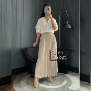ROK PLISKET PAYUNG CENTI WAVY / ROK PAYUNG CENTI WAVY GALERI PLISKET