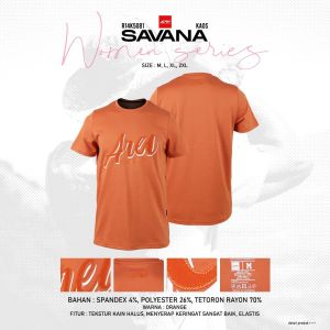 Kaos Lengan Pendek Savana Women Series Arei Outdoorgear