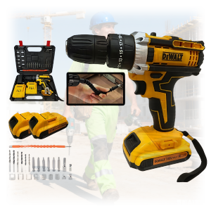 Dewalt Original Brushless Cordless Drill 168V – High Power Lithium Battery Drill Machine