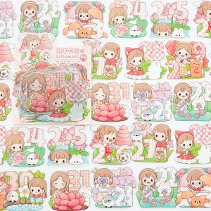 Túi sticker họa tiết TELADO S6 dễ thương trang trí sổ tay Set đồ chơi hình dán không thấm nước siêu xinh