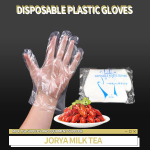 100Pcs/Pack High Quality Disposable Plastic Gloves Restaurant BBQ Eco-friendly Fruit Vegetable Glove