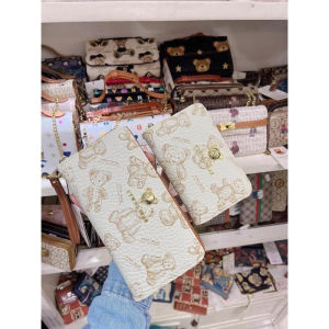 ‼️ SẴN SHIP ‼️ Ttwn Bear Ví Da Cầm Tay Đựng Tiền Nữ Chính Hãng - Sẵn Ship