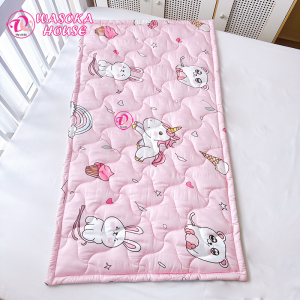 Nệm cho bé mẫu giáo tiểu học 80x140cm vải Tencel nằm mềm mát không hầm nóng nhiều họa tiết dễ thương giúp bé yêu ngon giấc