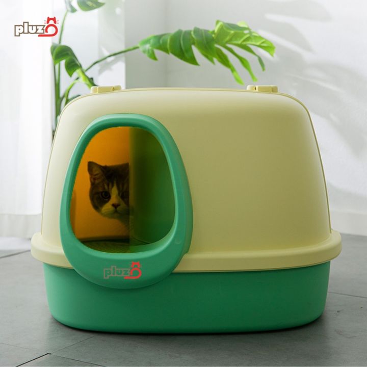 Super Jumbo Size Morden Corrido Style Cat Toilet Open Top Cat Litter ...