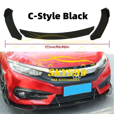 Car Universal Front Bumper Lip Body Kit Spoiler ATIVA AXIA ARUZ BEZZA MYVI VIVA WIRA SAGA PERSONA