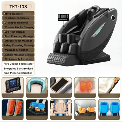 Massage Chair Full Body Zero Gravity Shiatsu Massage Chair for Back Fatigue Airbag Massage Heat Therapy Bluetooth Speaker for Living Room Bedroom