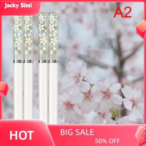 Jacky Amber Cherry Blossom Alloy Chopsticks Chinese Chopsticks Reusable Tableware